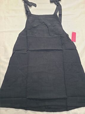Juniors' Shoulder Tie Mini Cover Up Dress Xhilaration Black Size Small